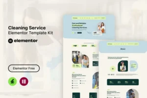 Mua Cleansy - Cleaning Service Elementor Template Kit giá rẻ