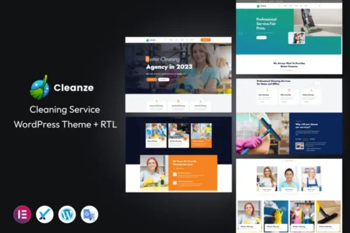 Mua Cleanze - Cleaning Service WordPress Theme giá rẻ