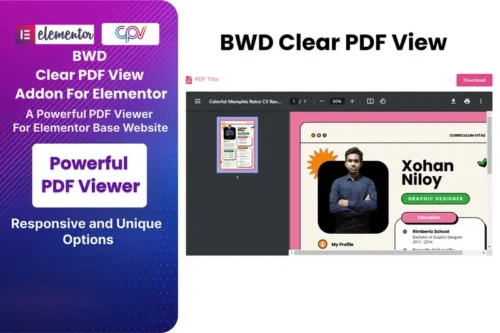 Mua Clear PDF View Addon For Elementor giá rẻ