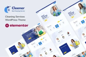 Mua Cleener - Cleaning Services WordPress Theme giá rẻ
