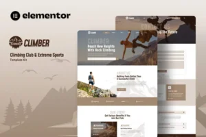 Mua Climber - Climbing Club & Extreme Sports Elementor Template Kit giá rẻ