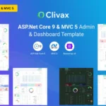 Clivax – ASP.Net & MVC Admin & Dashboard Template