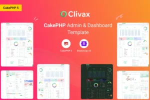 Mua Clivax - CakePHP Admin & Dashboard Template giá rẻ