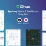 Clivax – Symfony Admin & Dashboard Template