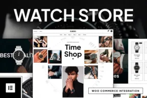 Mua Clocki - Watch Store Elementor Pro Template Kit giá rẻ