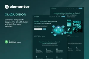 Mua Cloudsion – Cloud Solution & SaaS Company Elementor Template Kit giá rẻ