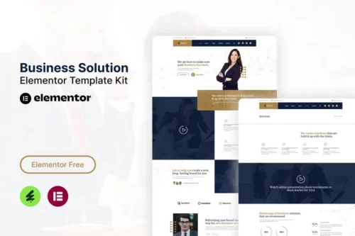 Mua Clutch - Business Solution Elementor Template Kit giá rẻ