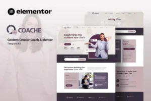 Mua Coache - Content Creator Mentor Elementor Template Kit giá rẻ