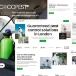 Cocopest – Pest Control Services Elementor Template Kit