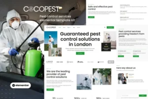 Mua Cocopest - Pest Control Services Elementor Template Kit giá rẻ