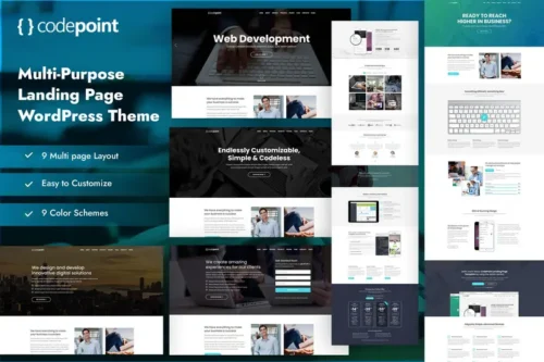 Mua CodePoint - Landing Page WordPress Theme giá rẻ