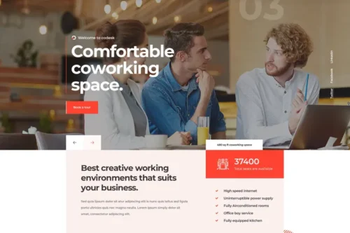 Mua Codesk - Creative Office Space WordPress Theme giá rẻ