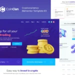 CoinClan – Cryptocurrency Elementor Pro Template Kit