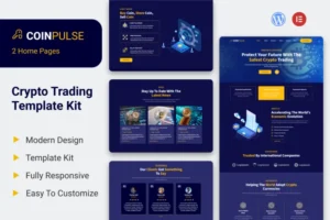 Mua Coinpulse - Crypto Currency & Trading Elementor Template Kit giá rẻ