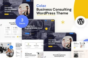 Mua Colaz - Business Consulting WordPress Theme giá rẻ