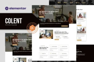 Mua Colent - Online Course Elementor Template Kit giá rẻ