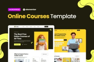 Mua Collab – Online Courses Elementor Template Kit giá rẻ