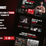 Combat – Martial Arts Club & Trainer Elementor Template Kit