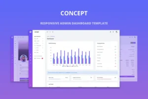 Mua Concept - Responsive Admin Dashboard Template giá rẻ
