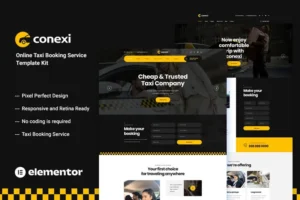 Mua Conexi - Online Taxi Booking Service Template Kit giá rẻ