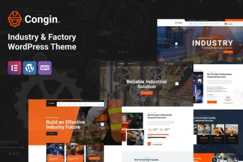 Mua Congin - Industry & Factory WordPress Theme giá rẻ