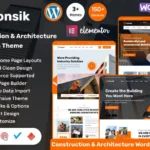 Consik – Construction Service WordPress Theme