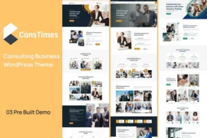 Mua ConsTimes - Consulting Business WordPress Theme giá rẻ
