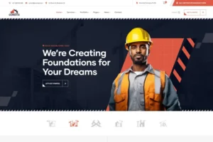 Mua Constix - Construction Industrial WordPress Theme giá rẻ