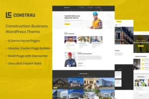 Mua Constrau - Construction Business WordPress Theme giá rẻ