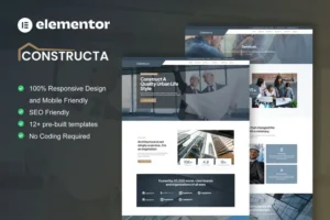 Mua Constructa - Construction & Building Elementor Pro Template Kit giá rẻ