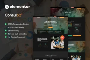 Mua ConsulBiz - Business Consultant Elementor Template Kit giá rẻ