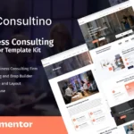 Consultino – Business Consulting Elementor Template Kit