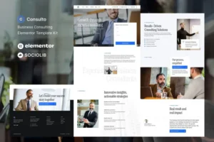 Mua Consulto - Business Consulting & Coaching Elementor Template Kit giá rẻ
