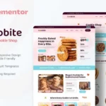 Coobite – Modern Cookie Shop Elementor Template Kit