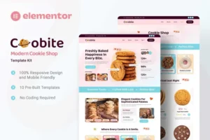 Mua Coobite - Modern Cookie Shop Elementor Template Kit giá rẻ