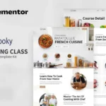 Cooky – Cooking Class Elementor Template Kit
