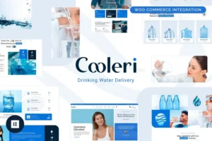 Mua Cooleri - Drinking Water Delivery Elementor Pro Template Kit giá rẻ