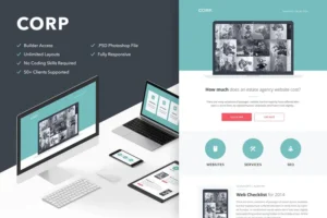 Mua Corp - Responsive Email + Themebuilder Access giá rẻ