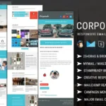 Corporate – Responsive Email Newsletter Templates