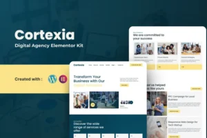 Mua Cortexia - Digital Agency Elementor Template Kit giá rẻ