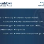 Countdown – Addons for WPBakery Page Builder