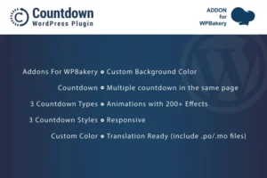 Mua Countdown - Addons for WPBakery Page Builder giá rẻ