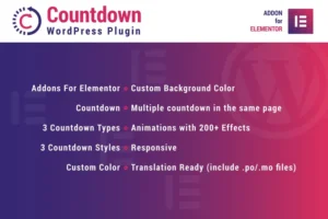 Mua Countdown for Elementor WordPress Plugin giá rẻ