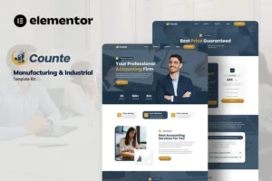 Mua Counte - Manufacturing & Industrial Elementor Template Kit giá rẻ