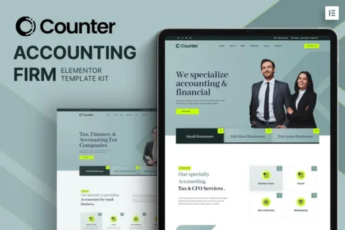 Mua Counter - Accounting Firm Elementor Template Kit giá rẻ