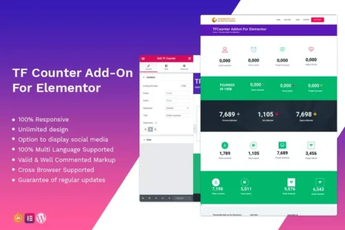 Mua Counter addon - widget for Elementor giá rẻ