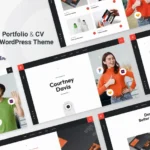 Courtney – Personal Portfolio WordPress Theme