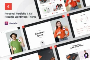 Mua Courtney - Personal Portfolio WordPress Theme giá rẻ