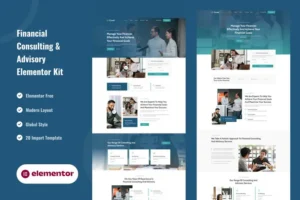 Mua Covad - Financial Consulting & Advisory Services Elementor Template Kit giá rẻ
