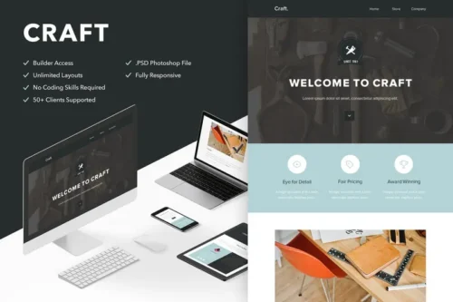 Mua Craft - Responsive Email + Themebuilder Access giá rẻ